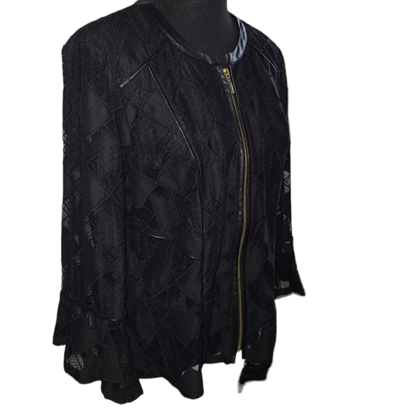 💕INC Delicate Black Blazer💕Size Large - Picture 3 of 12